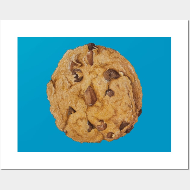 Chocolate Chip Cookie Wall Art by carotulu